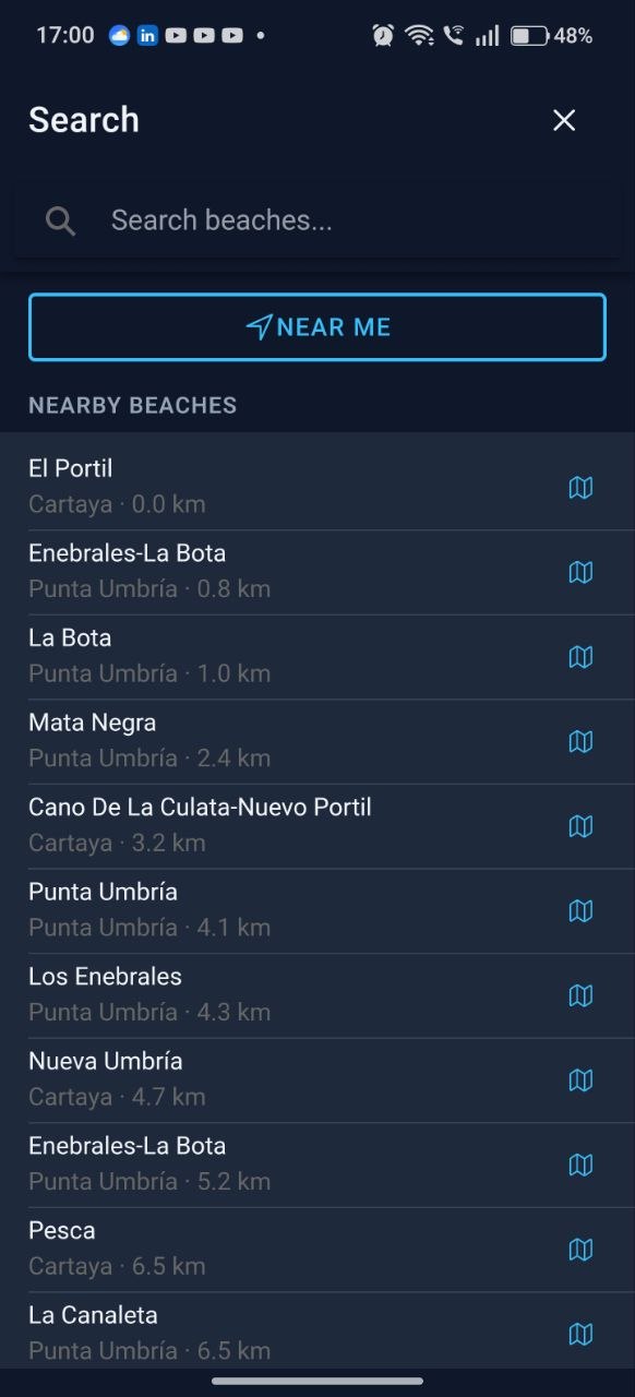 Salitre — buscador de playas